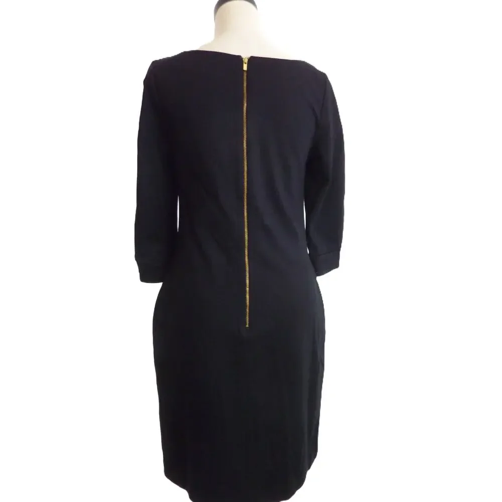 Banana Republic Black 3/4 Sleeve Dress 2